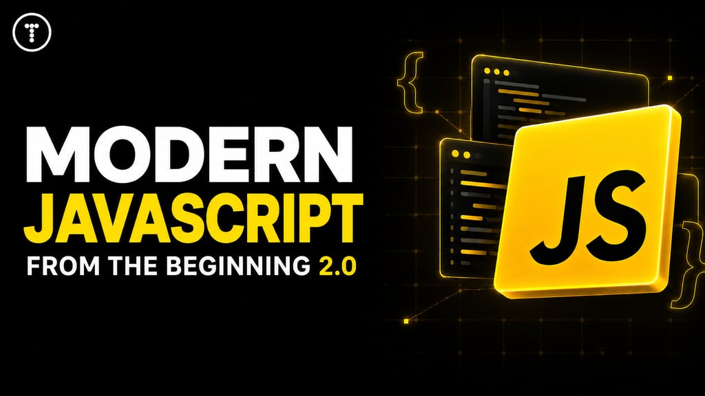 Modern JavaScript From The Beginning course