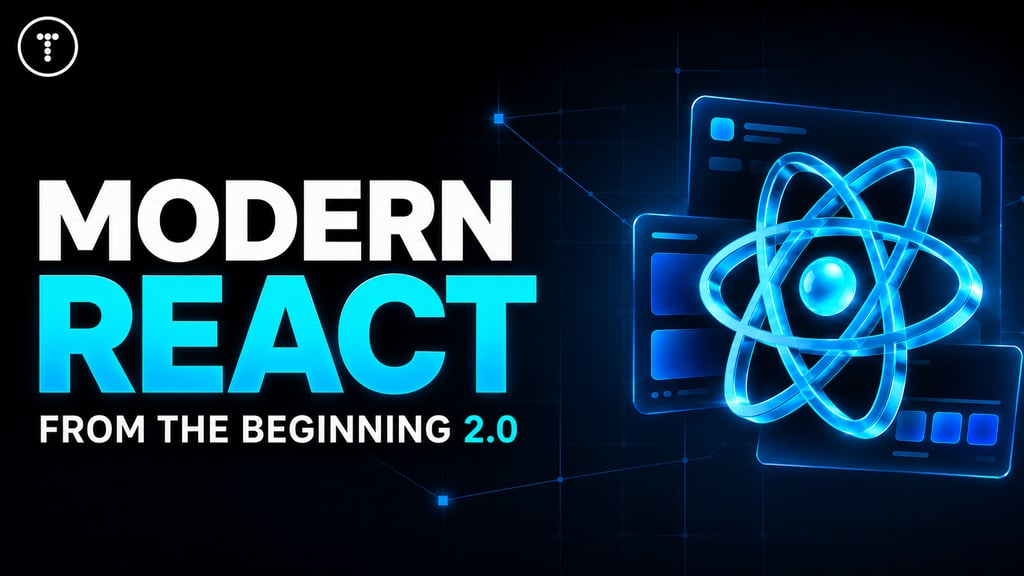 Modern React From The Beginning course