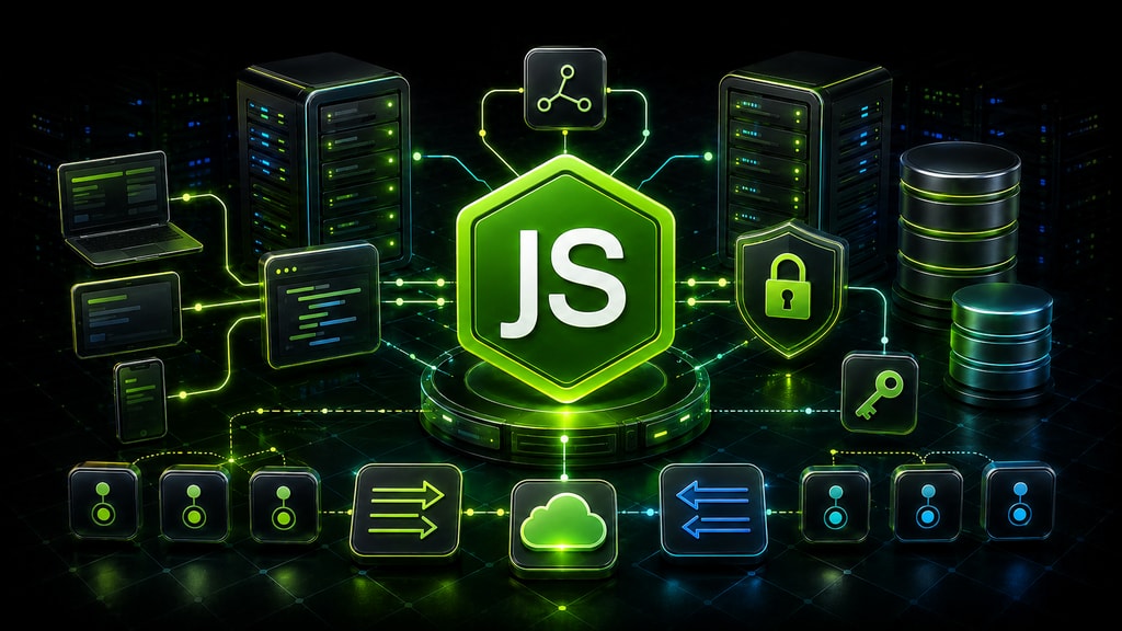 Node.js API Masterclass With Express & MongoDB course cover