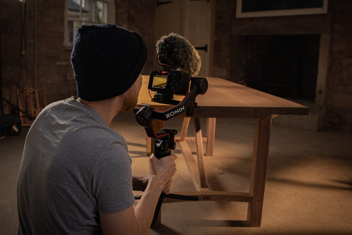 Mirrorless camera used for documentary filmmaking