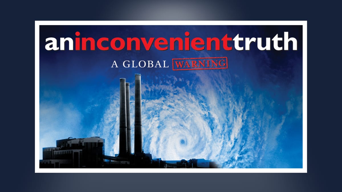 An Inconvenient Truth documentary poster about climate change