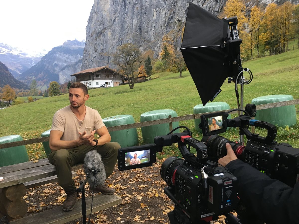 A/V script format example for documentary filmmaking