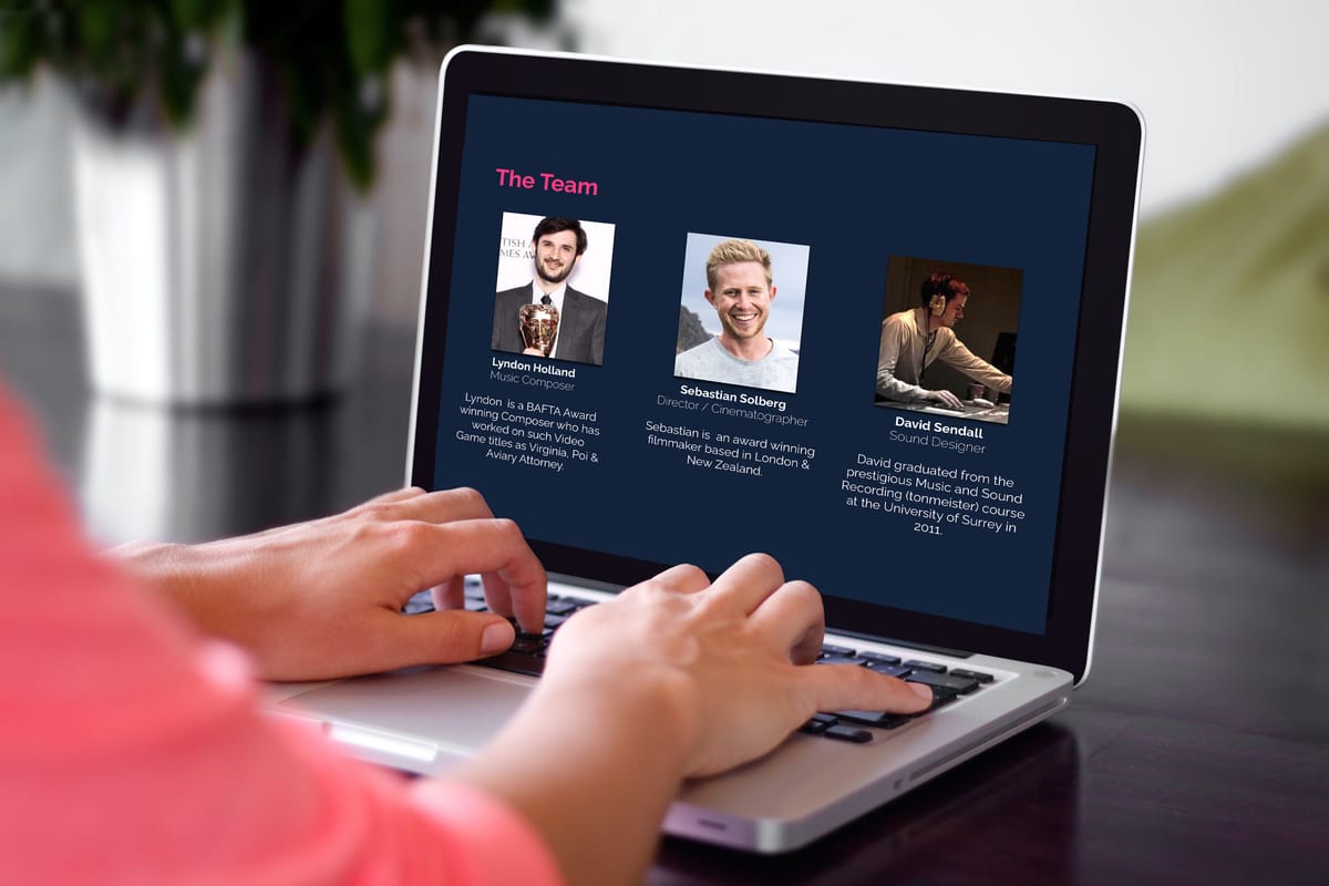 Documentary film team preparing submission materials for festivals