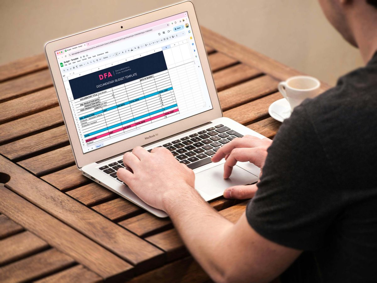 Solo filmmaker planning and budgeting a documentary project