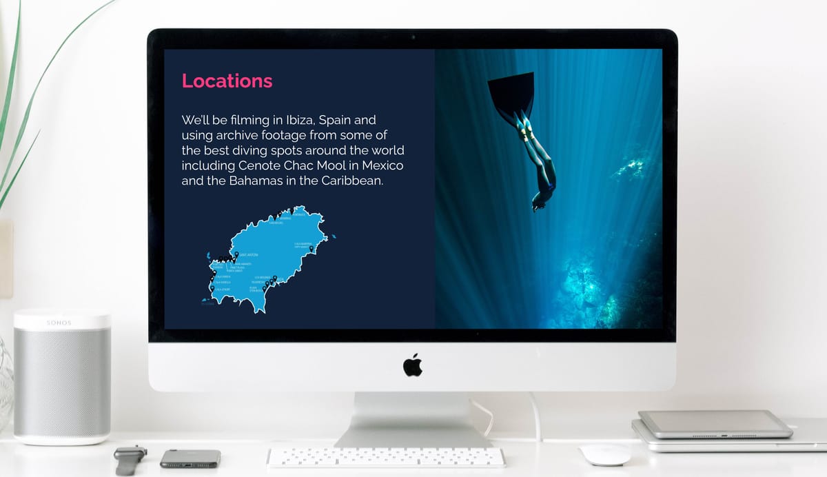 Documentary treatment location and visual references