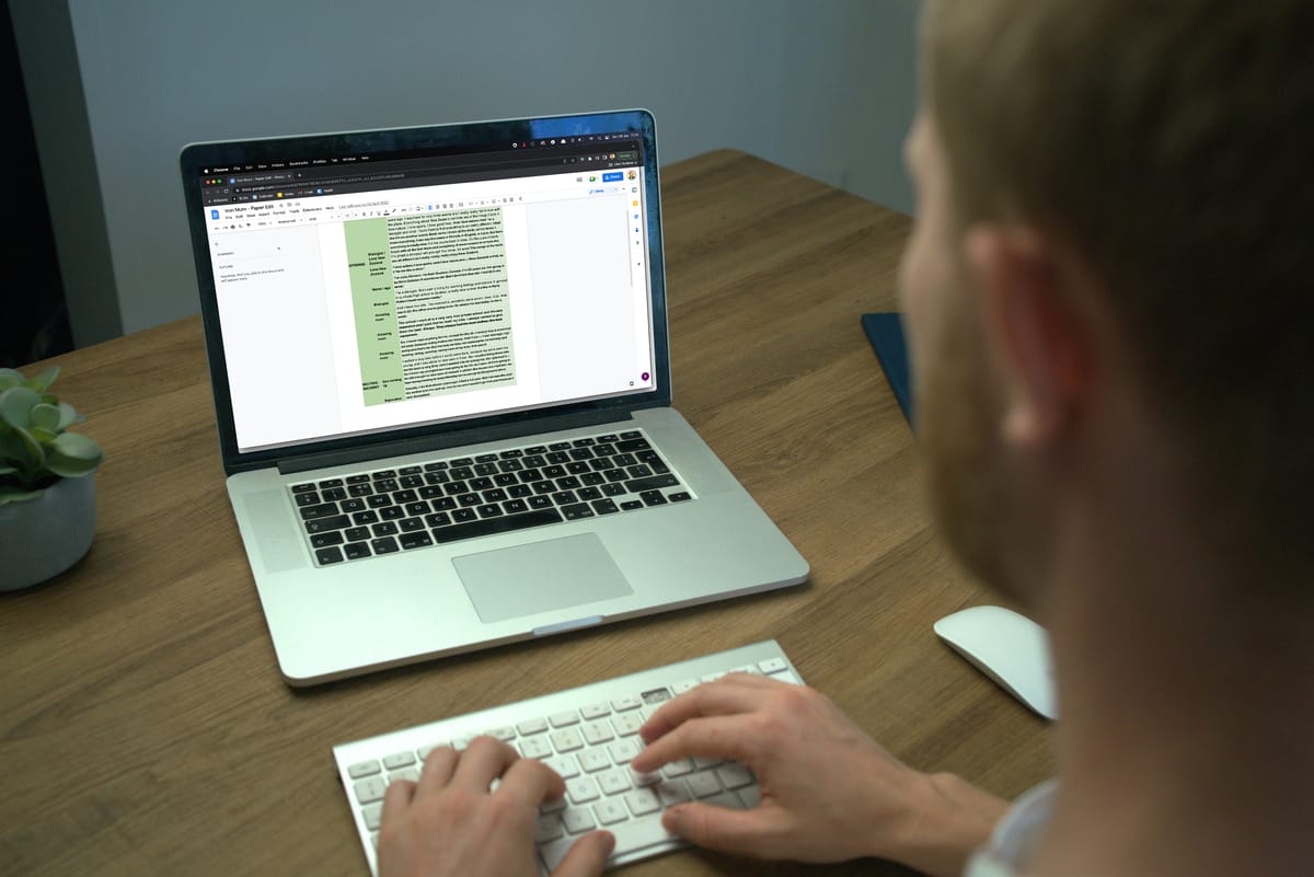 Sebastian Solberg creating a paper edit for a documentary project
