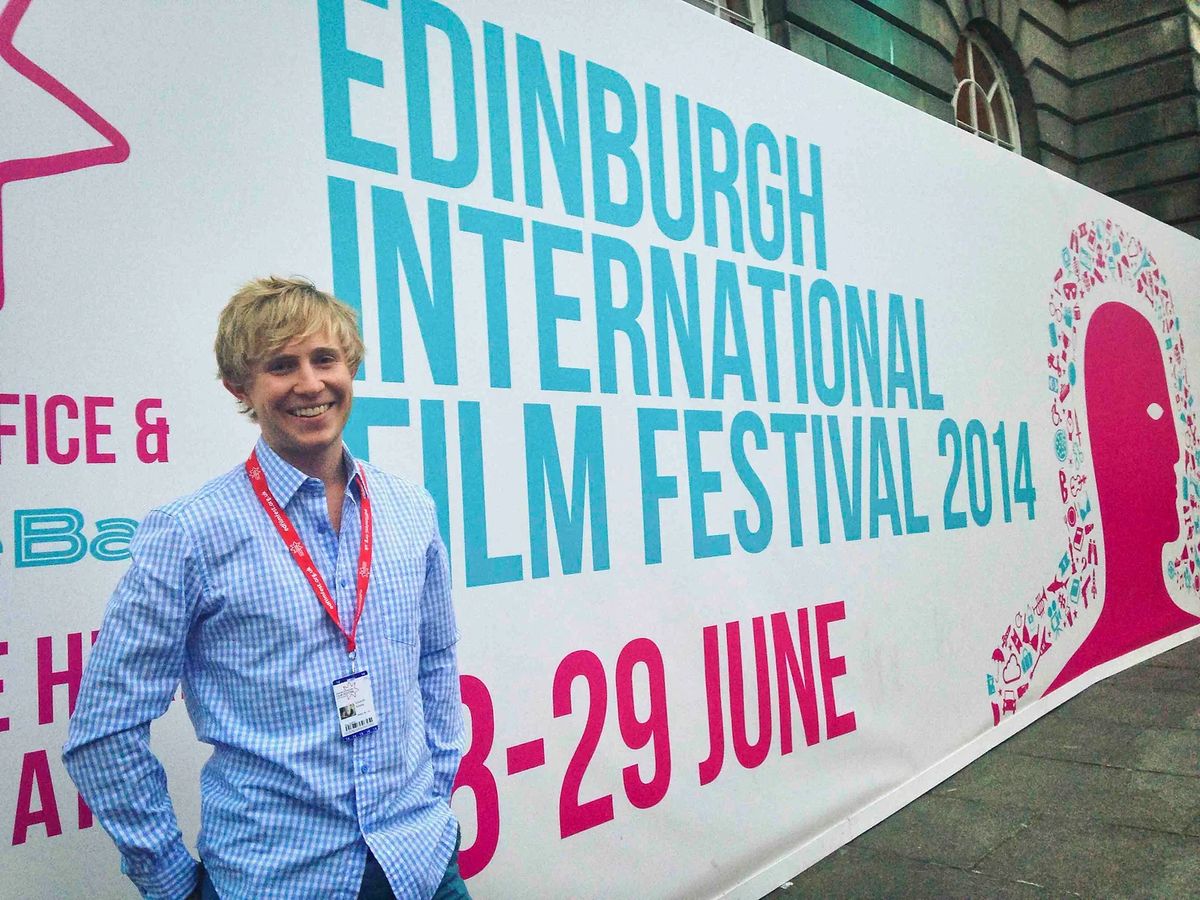 Sebastian Solberg at Edinburgh Film Festival networking event