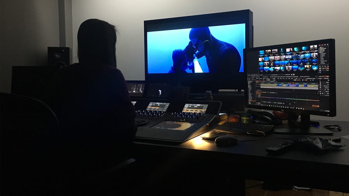 Colour grading a documentary scene in DaVinci Resolve