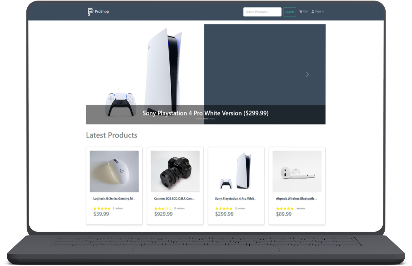 ProShop MERN eCommerce platform