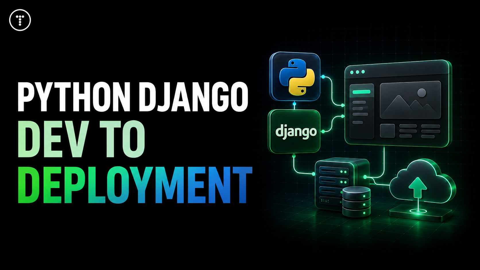 Python Django Dev To Deployment course cover