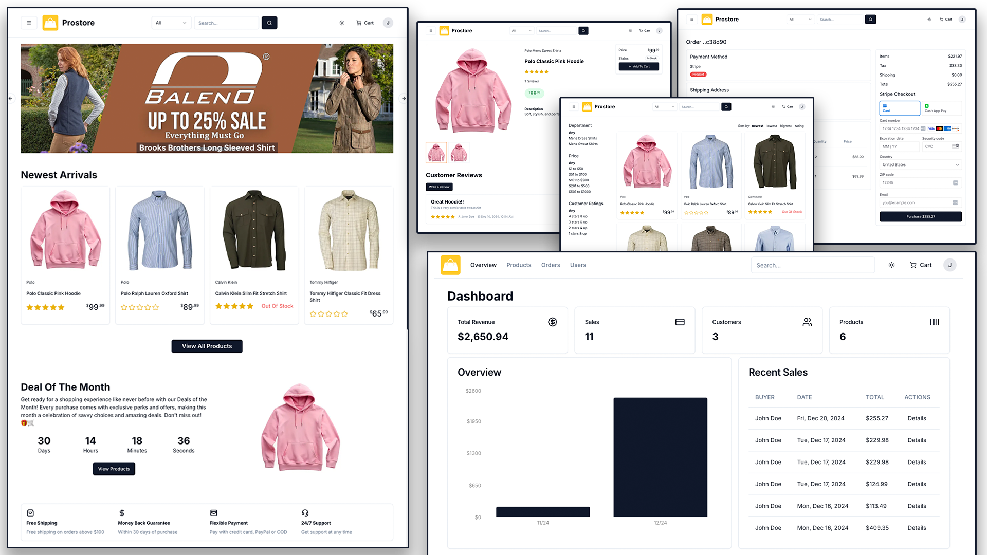 Prostore ecommerce platform