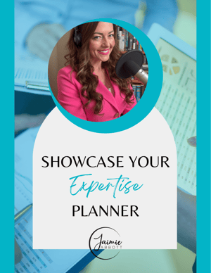 Showcase your expertise planner cover