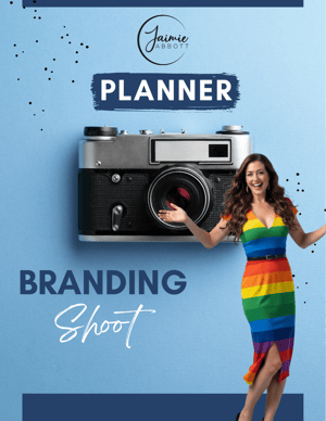 Branding photo shoot planner cover