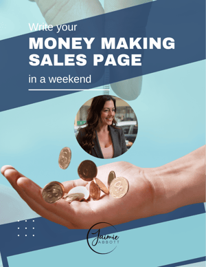 Sales page planner cover