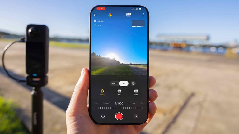 Camera settings course category