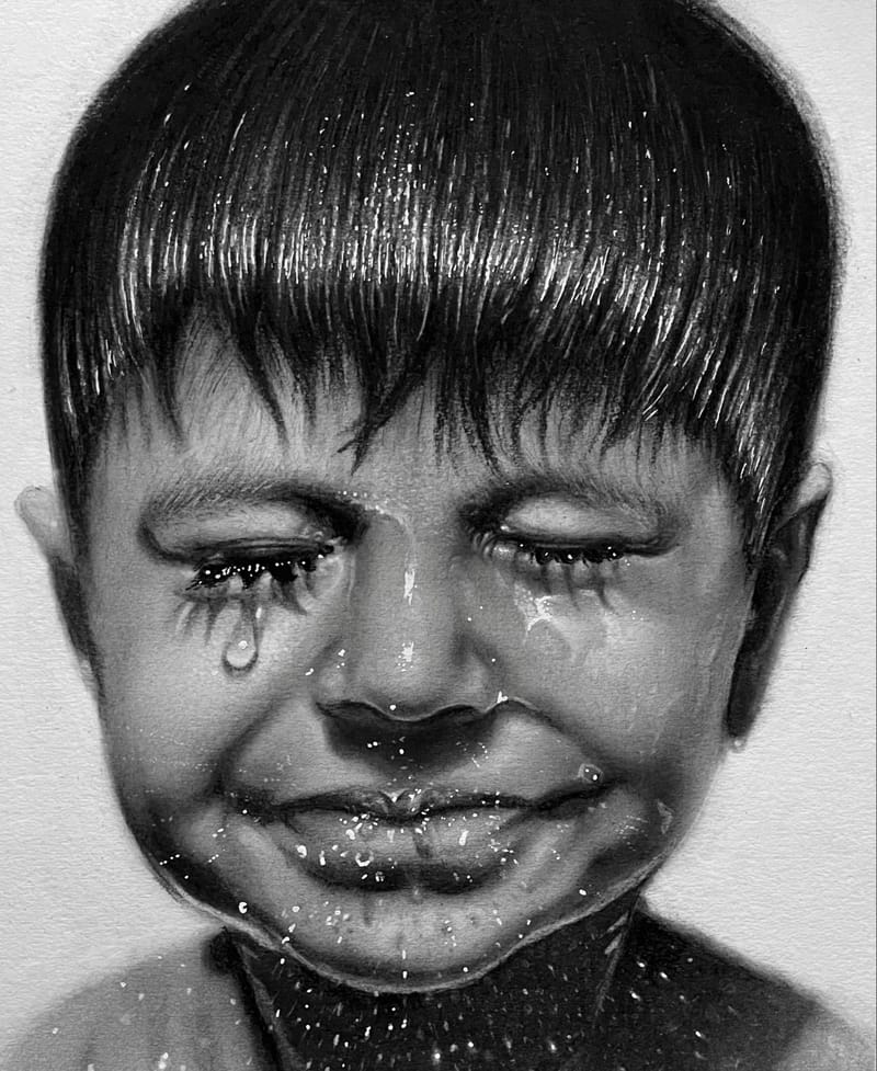 A charcoal portrait by Hariprasad Sukumaran