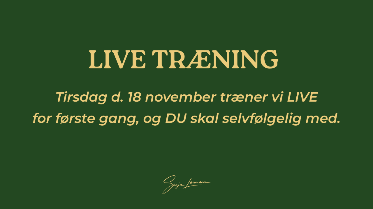LIVE PRÆMIERE - 18. november 2025