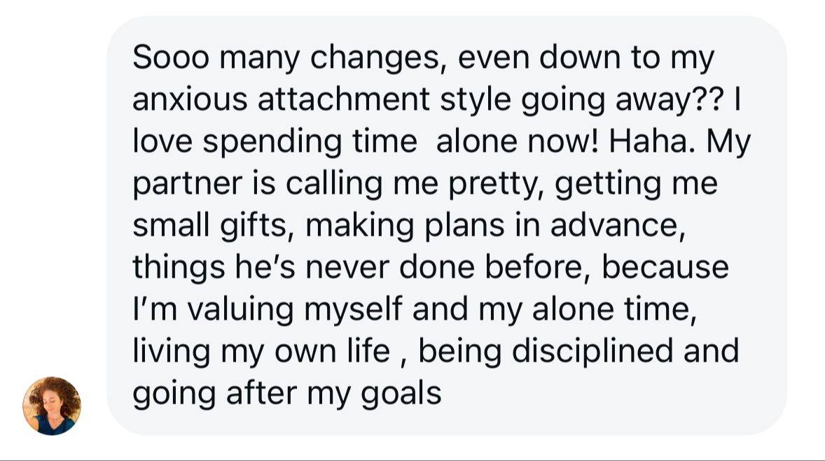 Client testimonial
