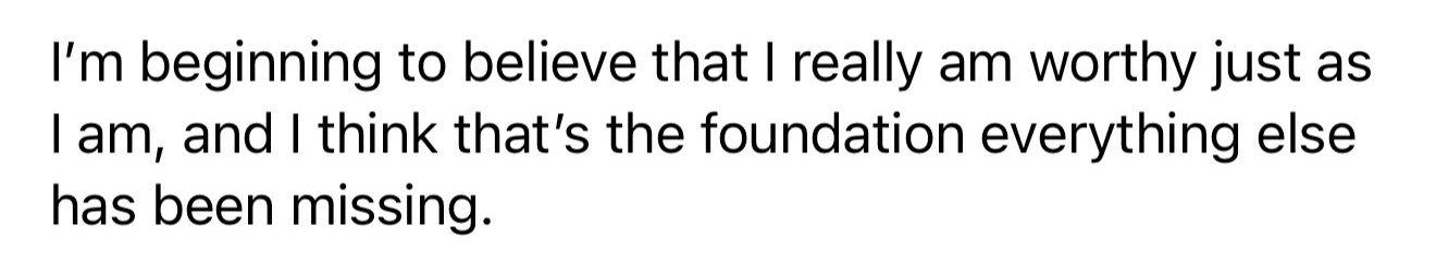 Client testimonial