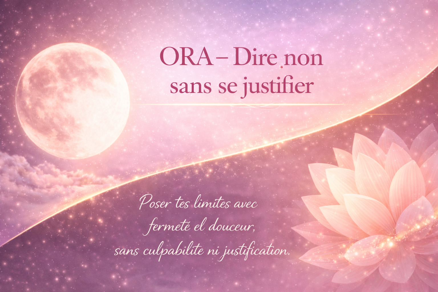 ORA - Dire non sans se justifier