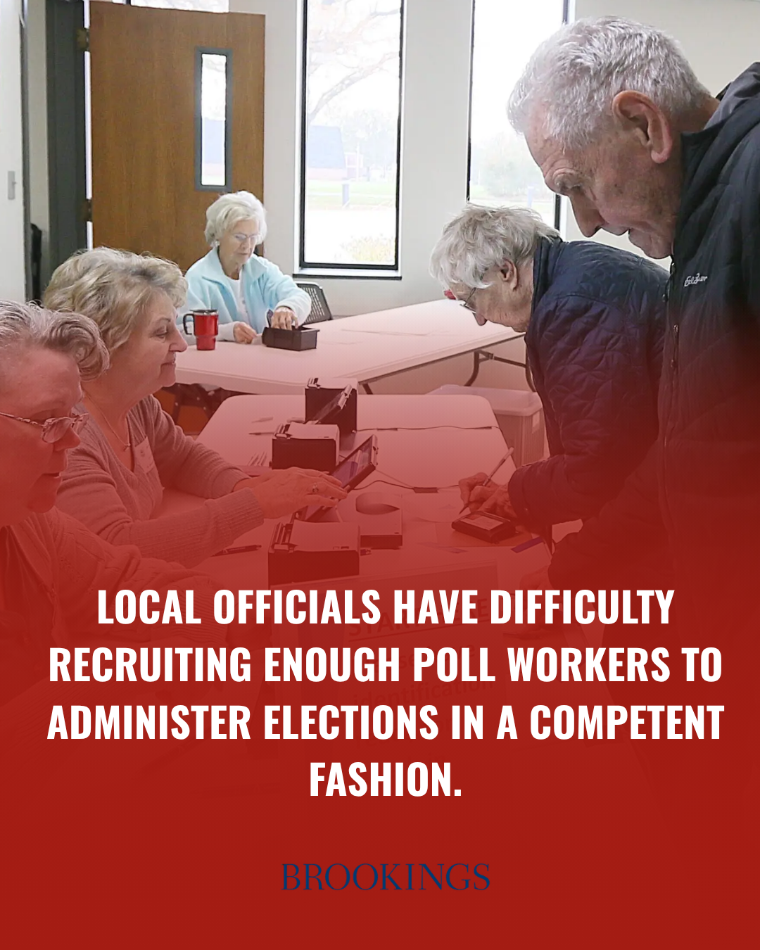 Poll Workers Are Vital to Elections But There's a Shortage
