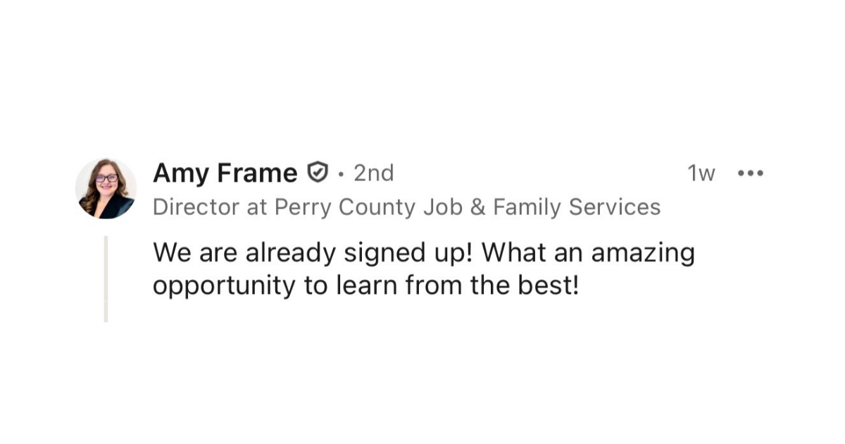 LinkedIn testimonial for Rachel Shaw