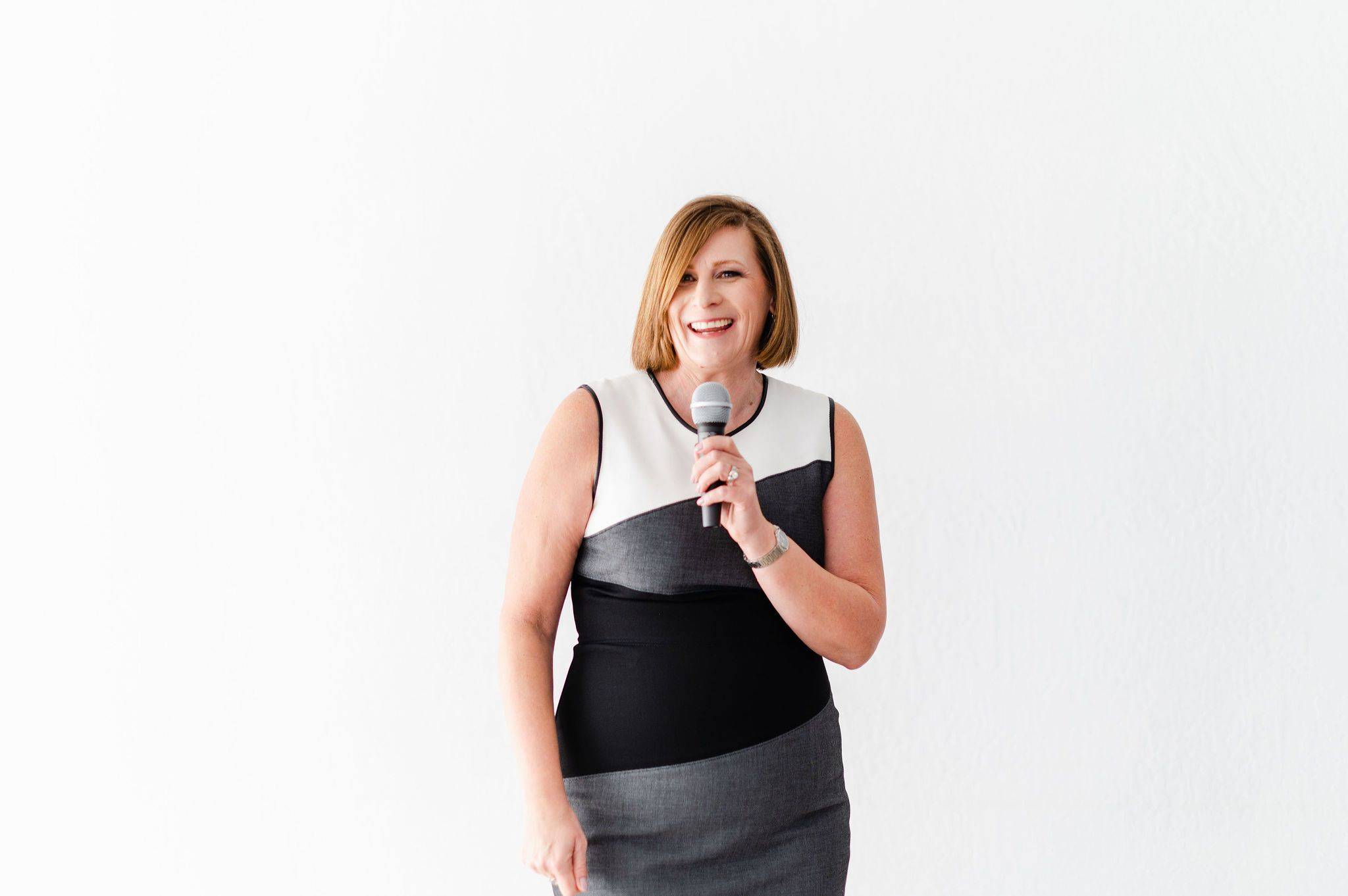 Tabatha Jones, leadership development coach in Antioch, California, speaking at a workshop