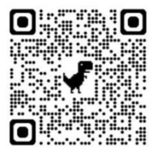QR code to access the Guided Meditation Zoom session
