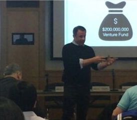 Christopher Velis presenting at Harvard-MIT Health Science and Technology Program