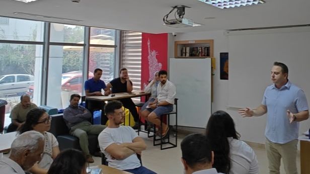 Christos Kelepouris teaching