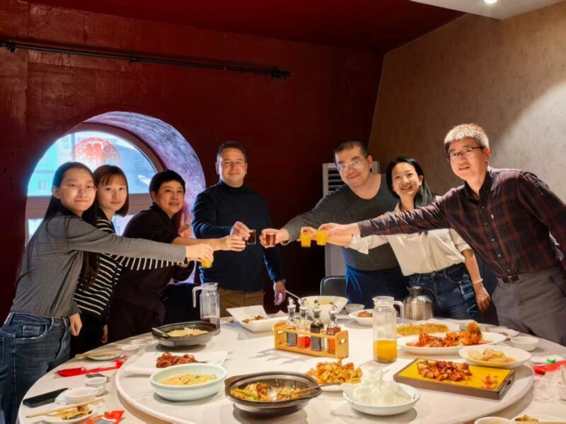 Dr. Christos Kelepouris with China executive education team