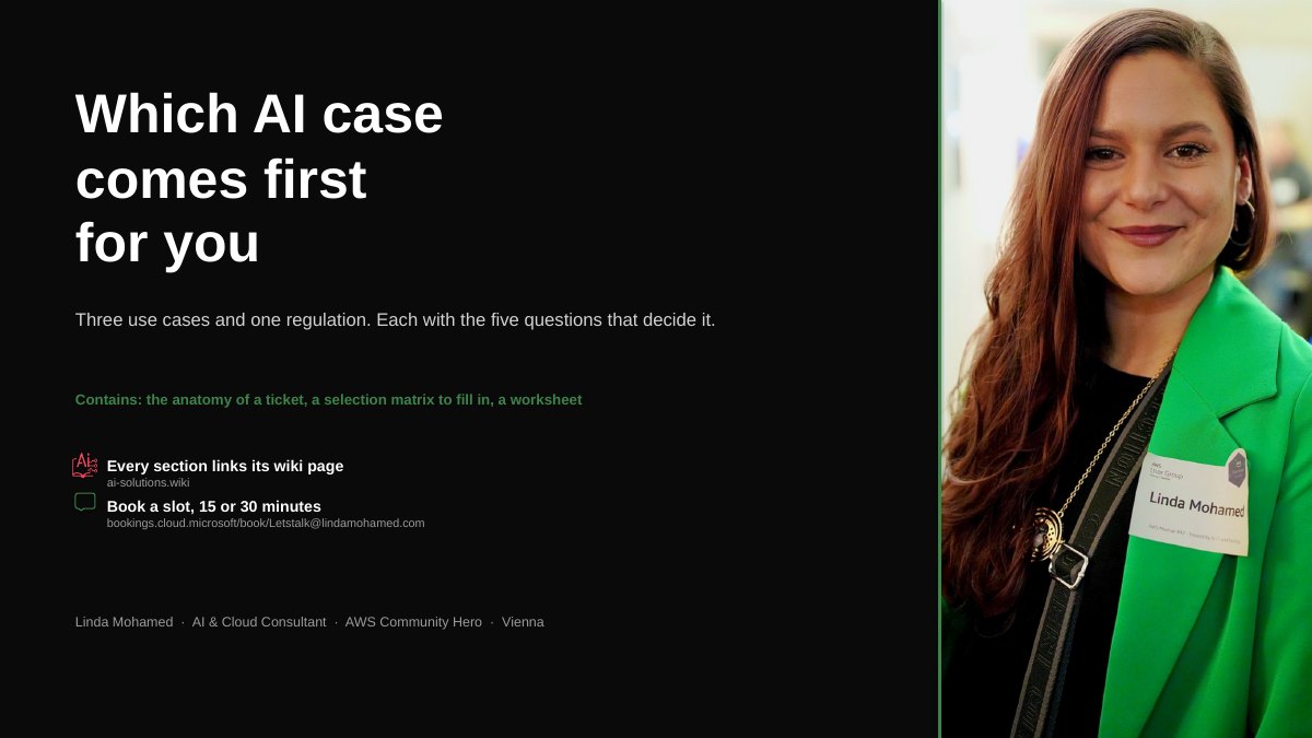 Which AI case comes first for you