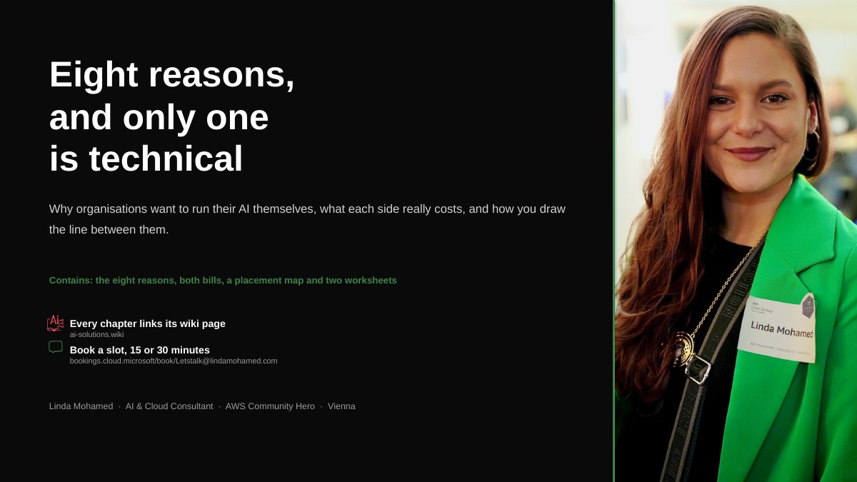 Eight reasons, and only one is technical
