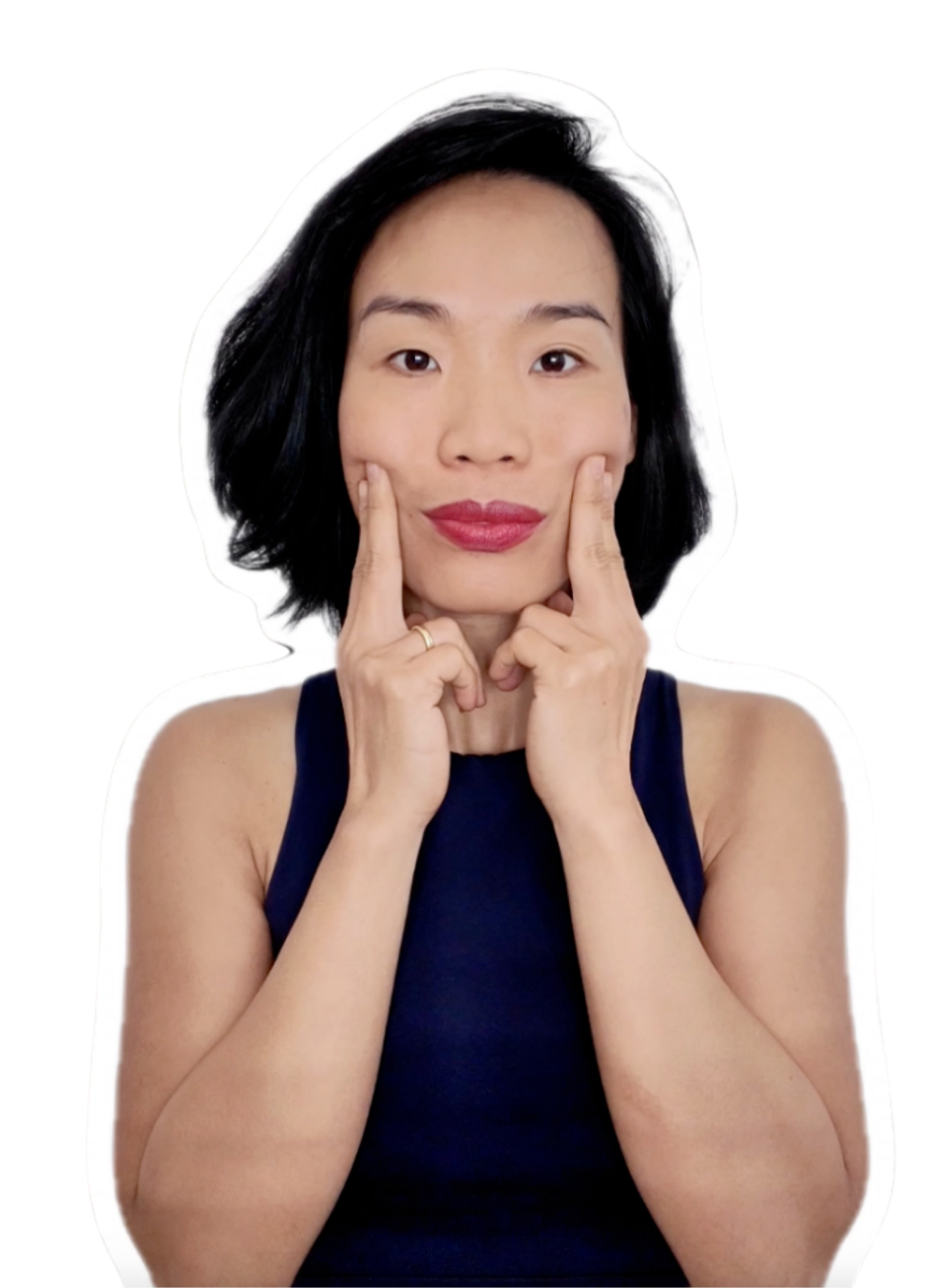 Woman doing Facelates 7-Day Beginner Flow