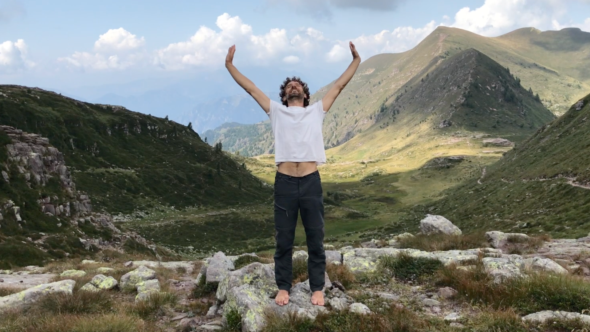 Cristian in montagna