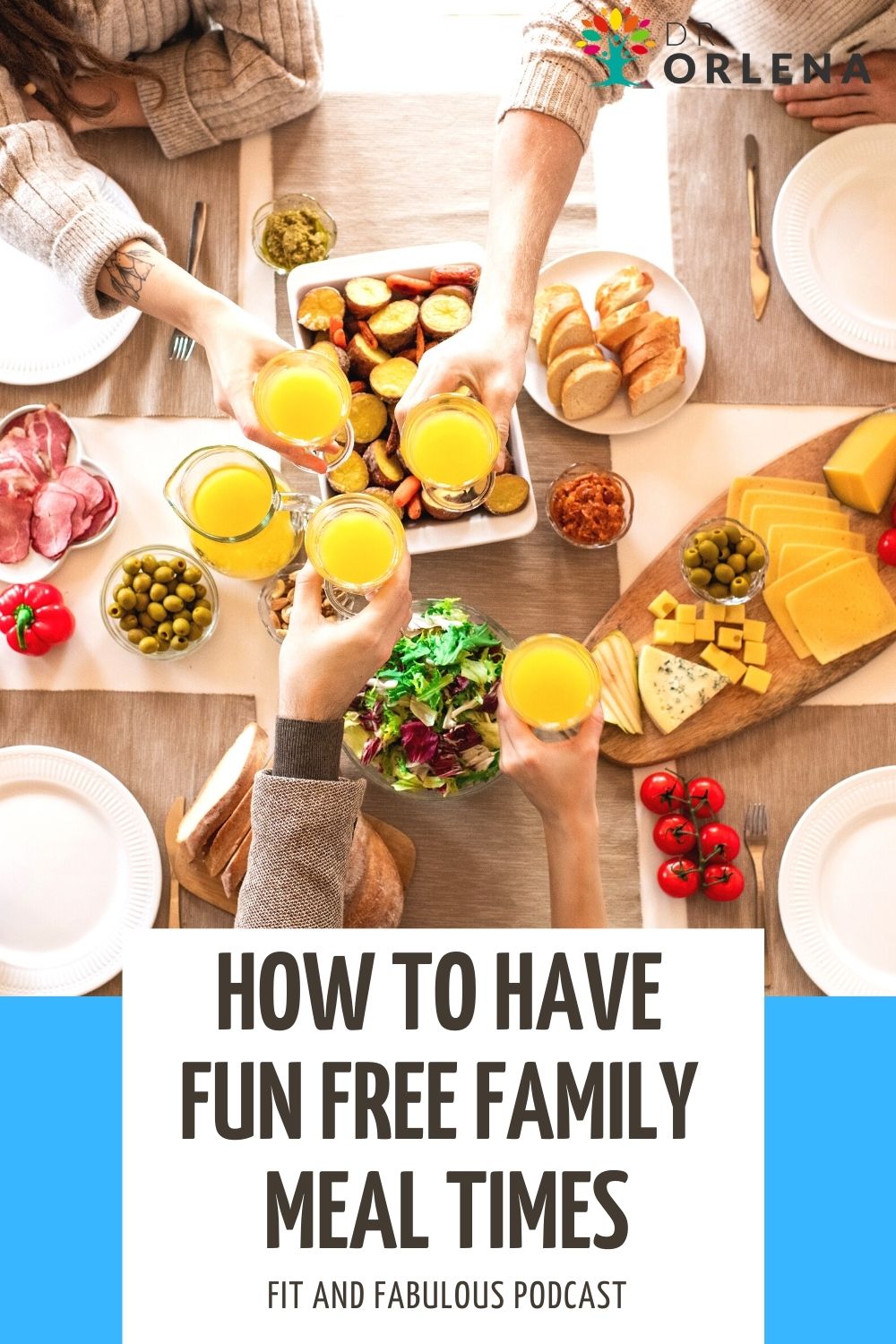 Photo of a family eating a meal on a table #mealtime #healthyeating #familymeal #wellness #healthyfamily