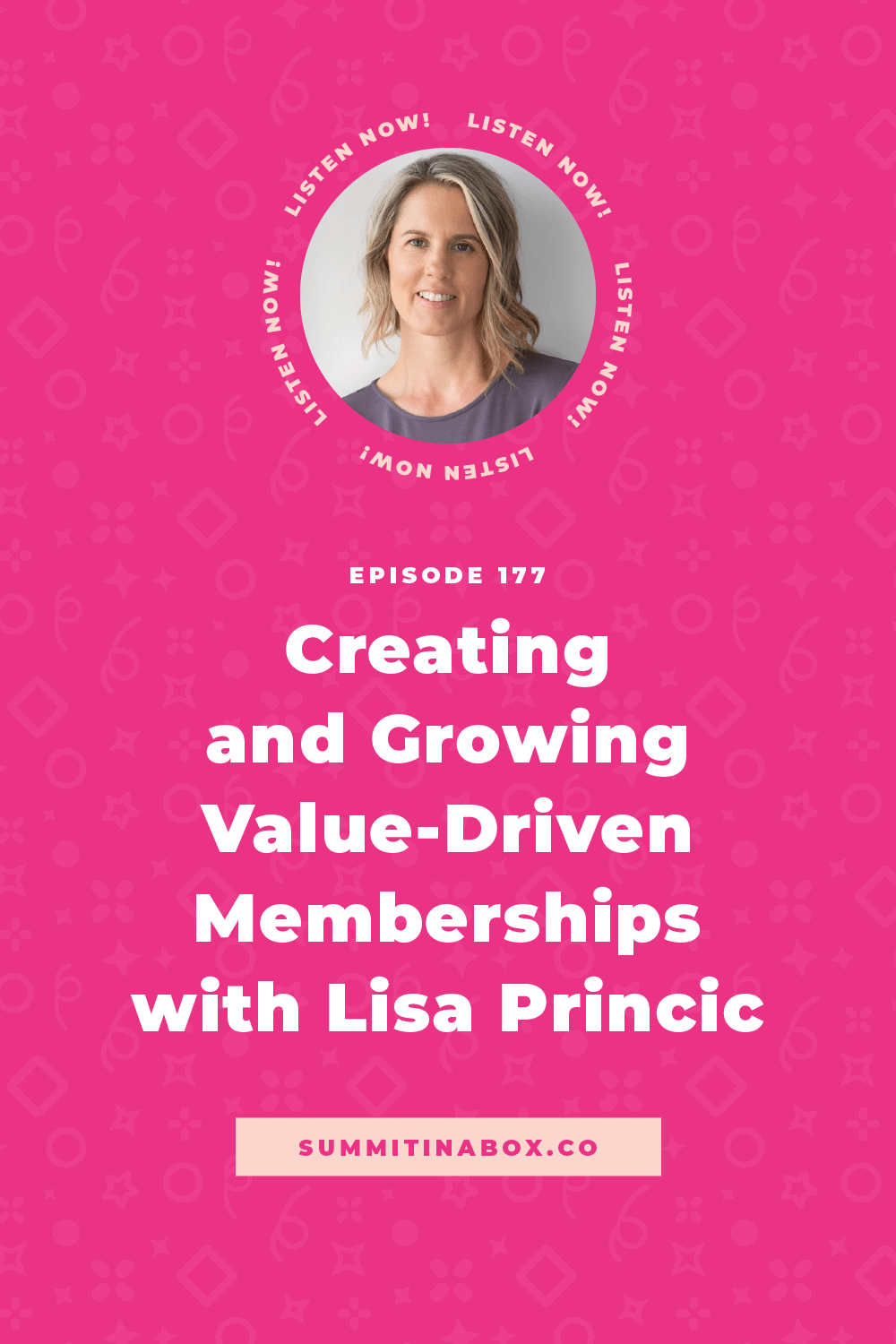 Lisa Princic joined me to chat about how to grow a membership based on your values, common challenges, and her experience using a summit to launch a membership.