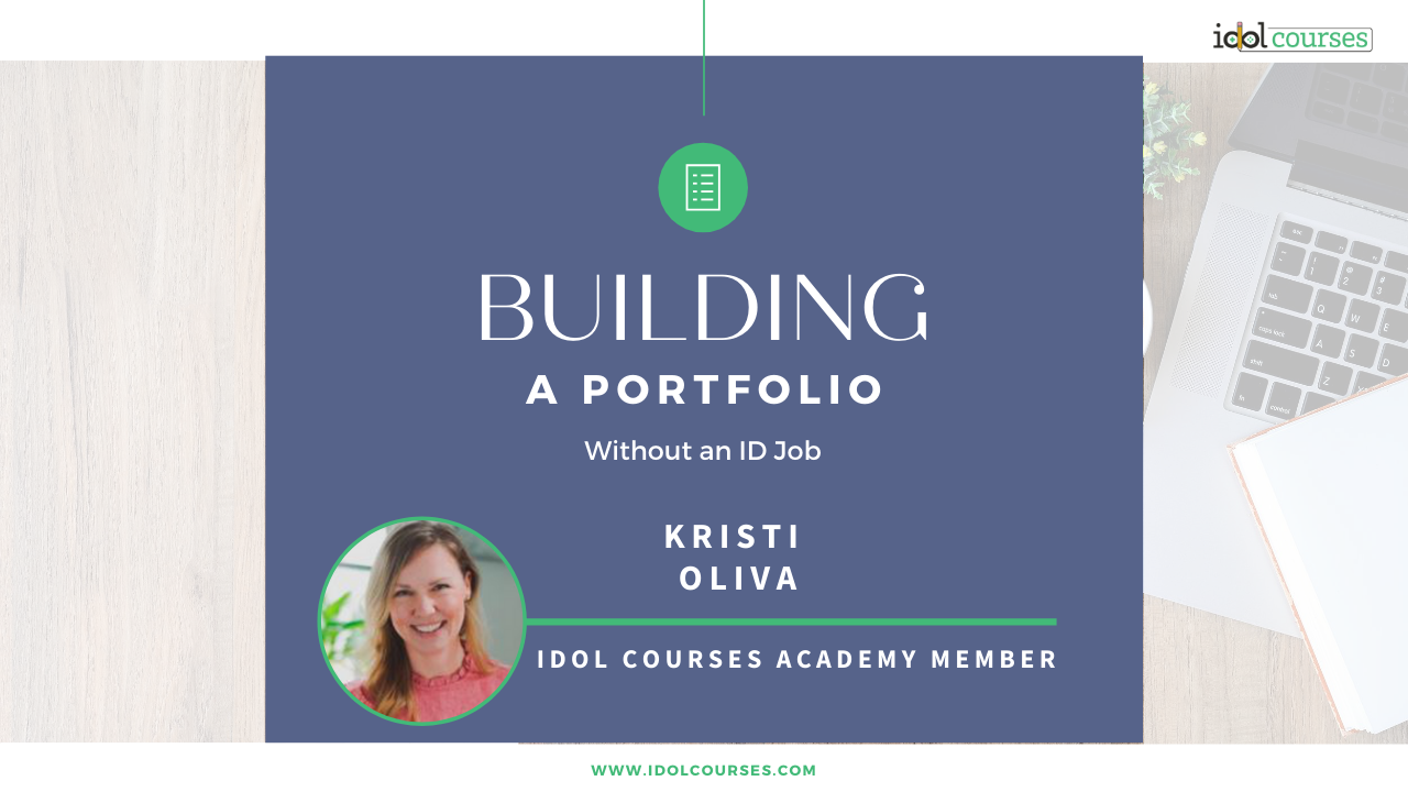 building a portfolio idol courses 