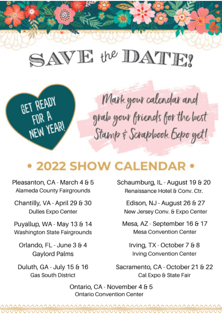 Scrapbook and Stamp Expo Upcoming Dates Locations and More