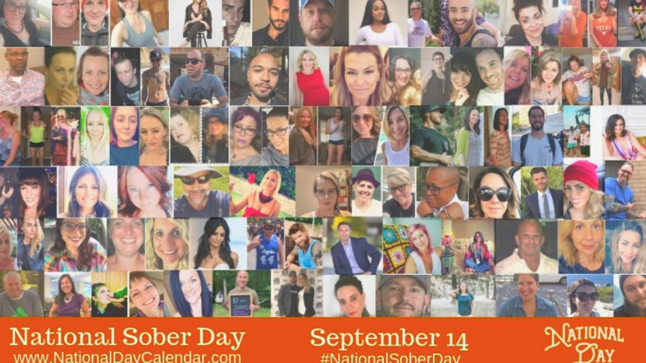 National Sober Day is September 14, 2020