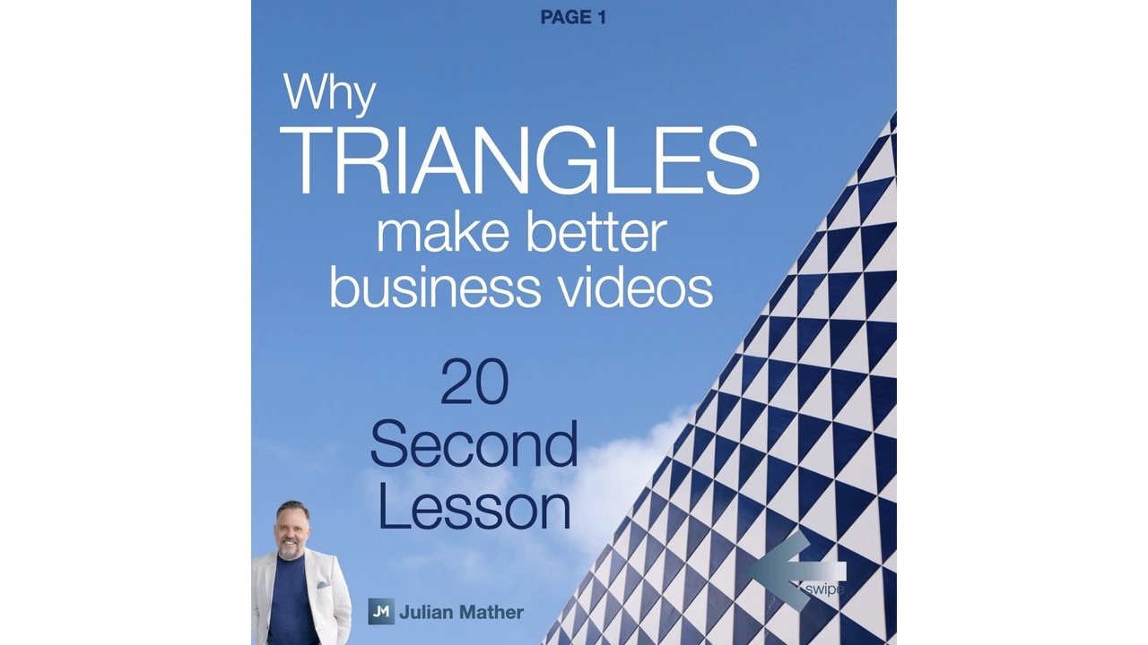  We can improve the attention and engagement we get in our business videos by including our hands in the frame. Video Made Easy for Busy 40-60 Year Olds who want more trust, more authority, more clients with Julian Mather