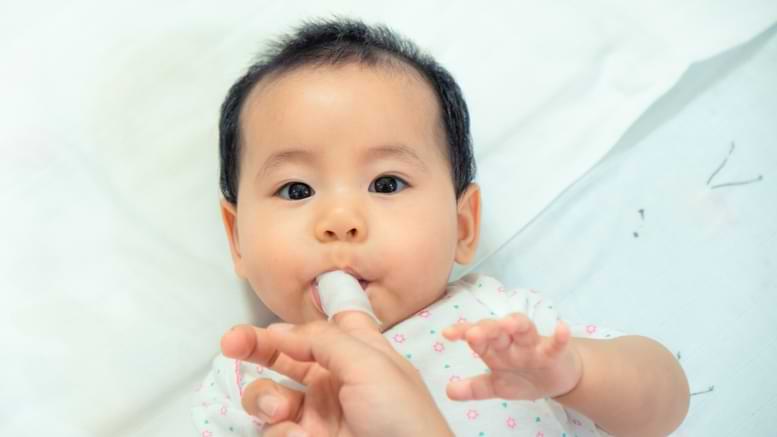 All babies should have oral play, especially if they have reflux or tongue tie