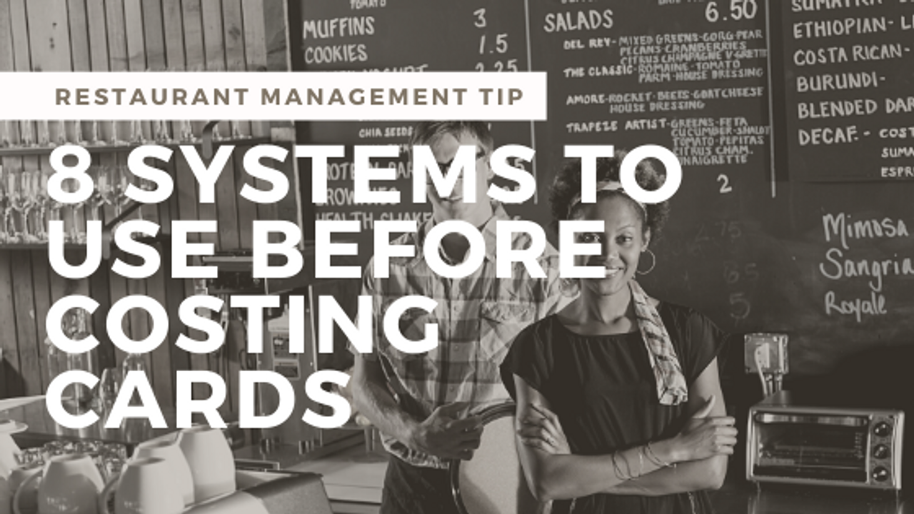 Before You Get to Recipe Costing Cards You Can Use These Restaurant Management Systems