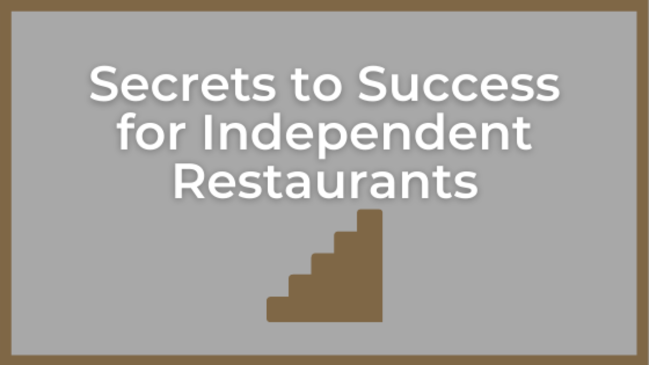 restaurant 101 and other concepts for independent restaurant success