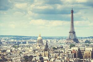 View on Eiffel Tower, Paris, France