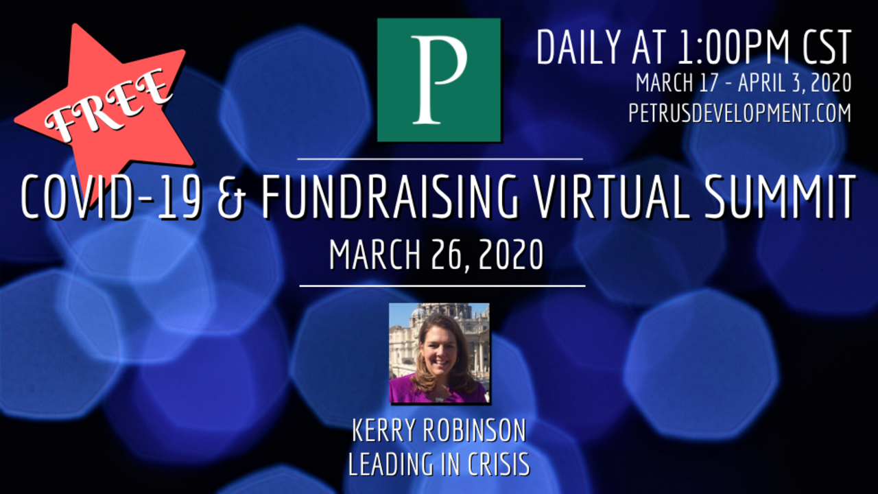 Covid-19 and Fundraising Virtual Summit