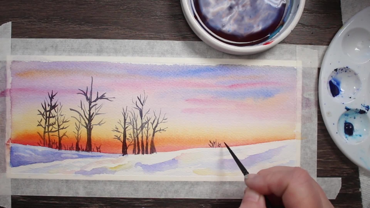 planning a watercolor painting like a pro