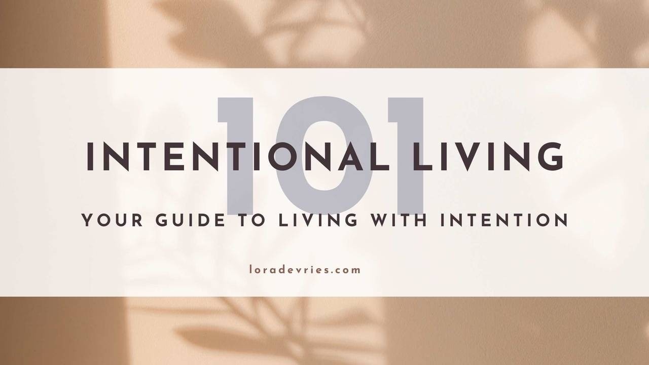 Have you ever heard the term Intentional Living, but are uncertain what being intentional means? Being intentional and living a life of intention does not have to be hard, in fact, with small steps + this intentional living guide you can make intentional living your lifestyle today! 