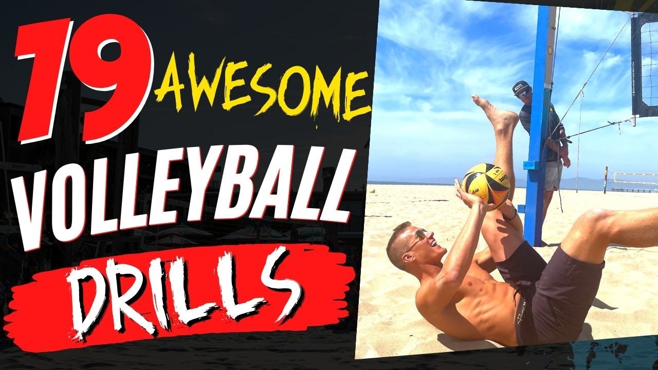 Beach volleyball drills for volleyball athletes in men's beach volleyball and women's beach volleyball