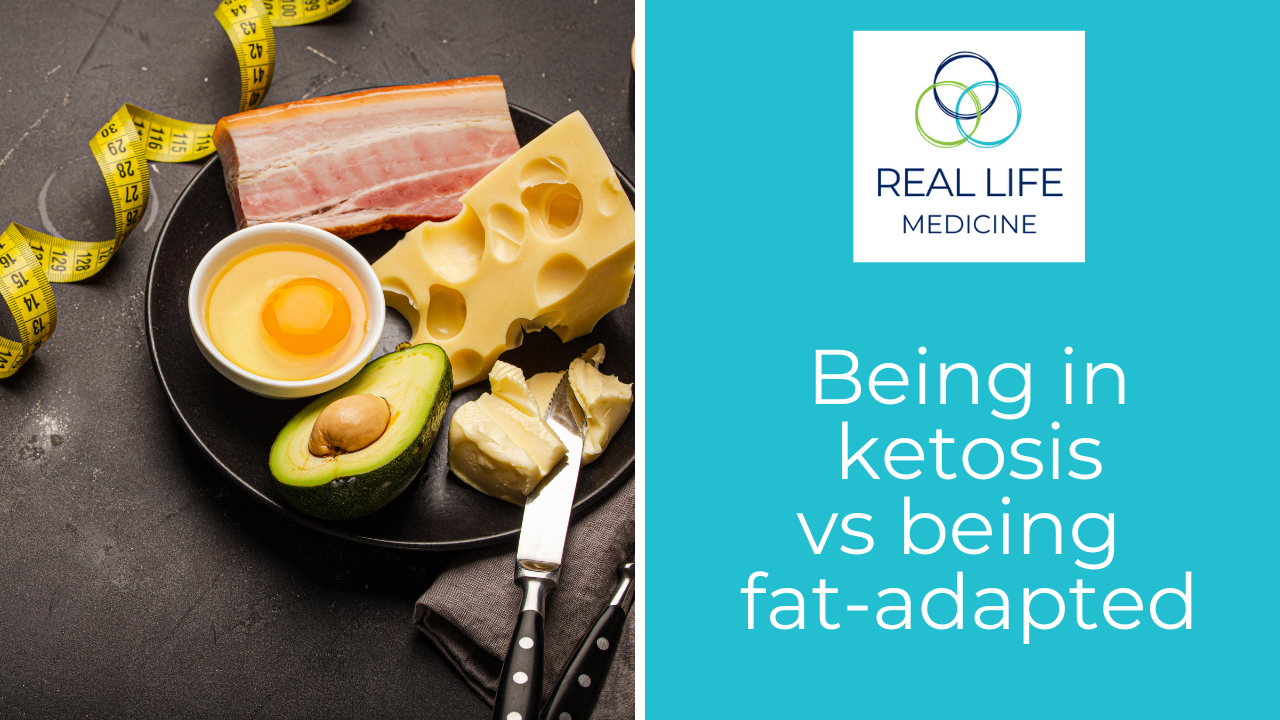 being in ketosis vs fat adapted